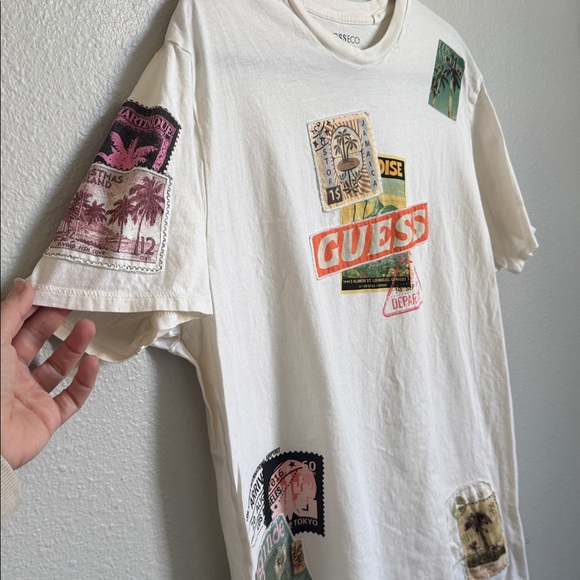 XL MENS GUESS ECO Organic Cotton slim fit shirt - Picture 3 of 7